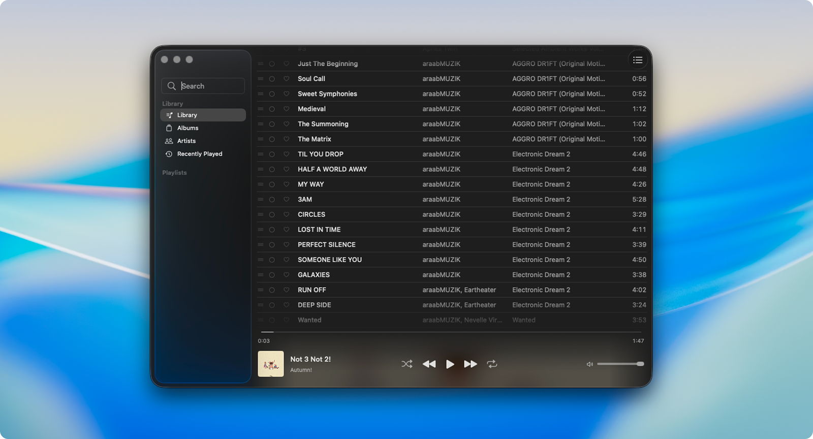 MusicPlayer interface preview
